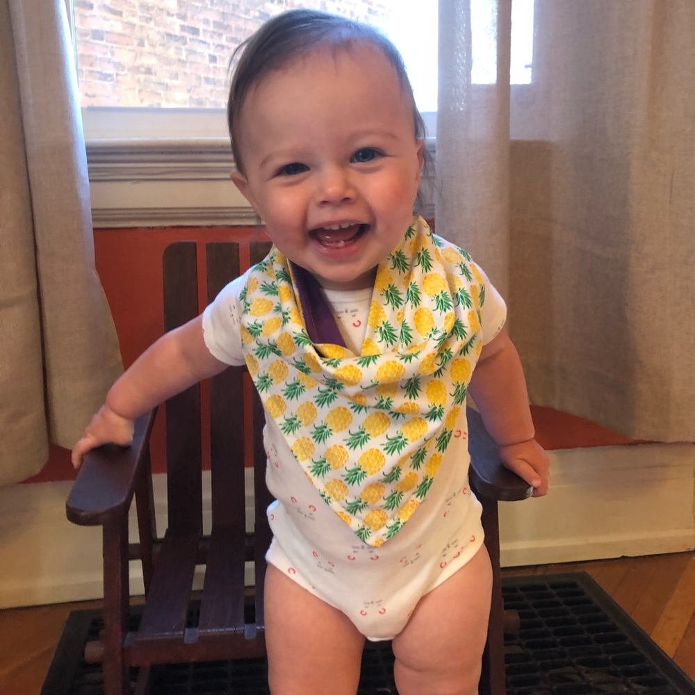Handmade Reversible Bandana Bib